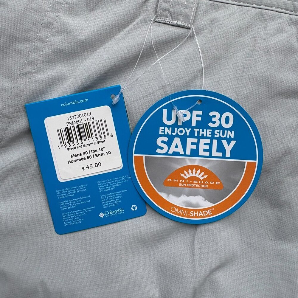 Columbia Men's PFG Blood 'N Guts III Shorts, 40/ Ins 10" - Picture 5 of 9